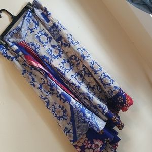 Floral skirt adjustable